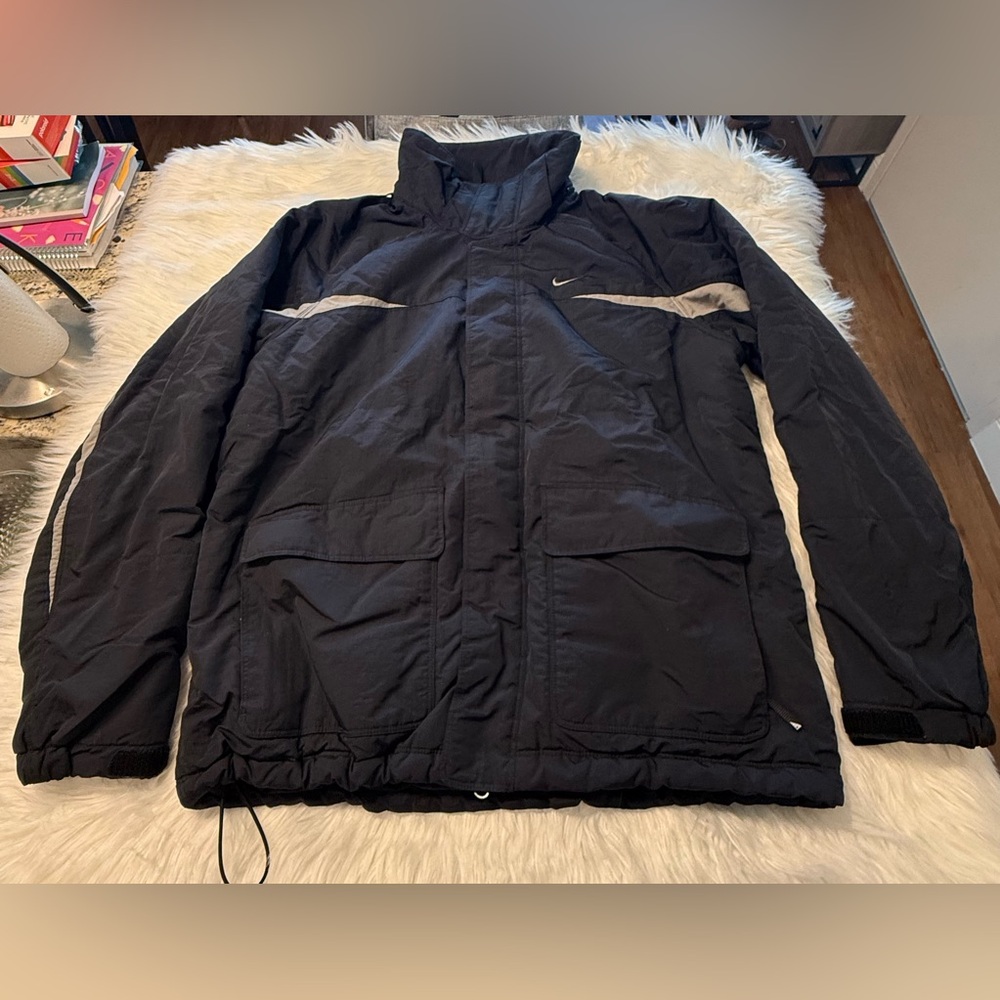 Nike| Men's Large Black and Gray Performance Winter Jacket